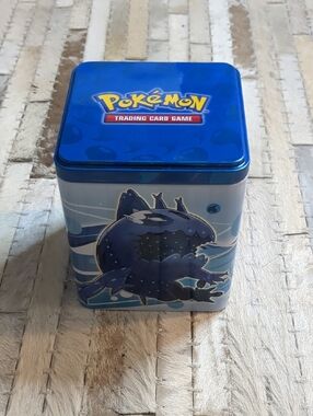 Pokémon 2021 Water Type Blue Stacking Tin